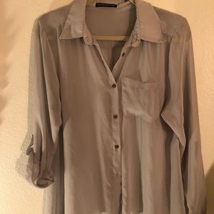 💎 Sheer Brandy Melville button up 💎
